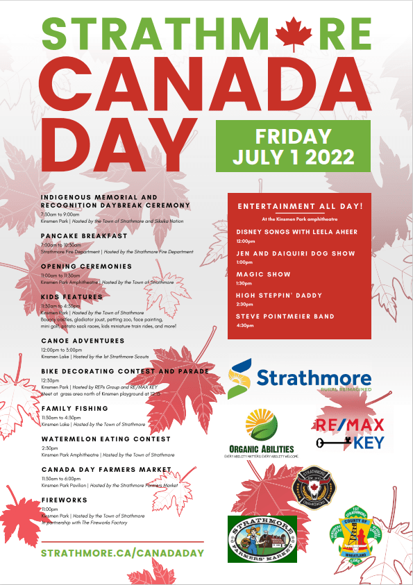 What’s in store for Strathmore’s Canada Day 2022?
